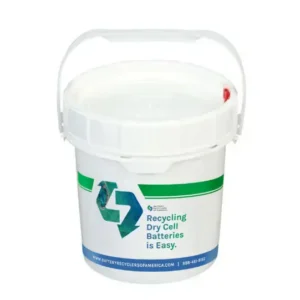 1 GAL DRY CELL BATTERY RECYCLING BUCKET
