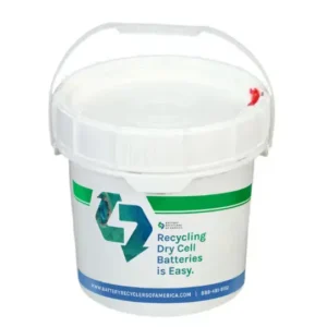 3.5 GAL DRY CELL BATTERY RECYCLING BUCKET